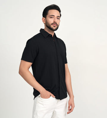 Shirts Half Sleeve Shirts Eclipse Button Shirt