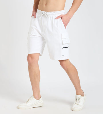 Shorts Shorts Zipper Highlighter Cargo Shorts