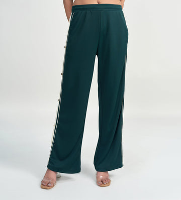 Trackpants Wide Leg Trackpant Luxury emerald trackpant
