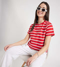 999 T-Shirt Oversized Tee In Classic Stripes