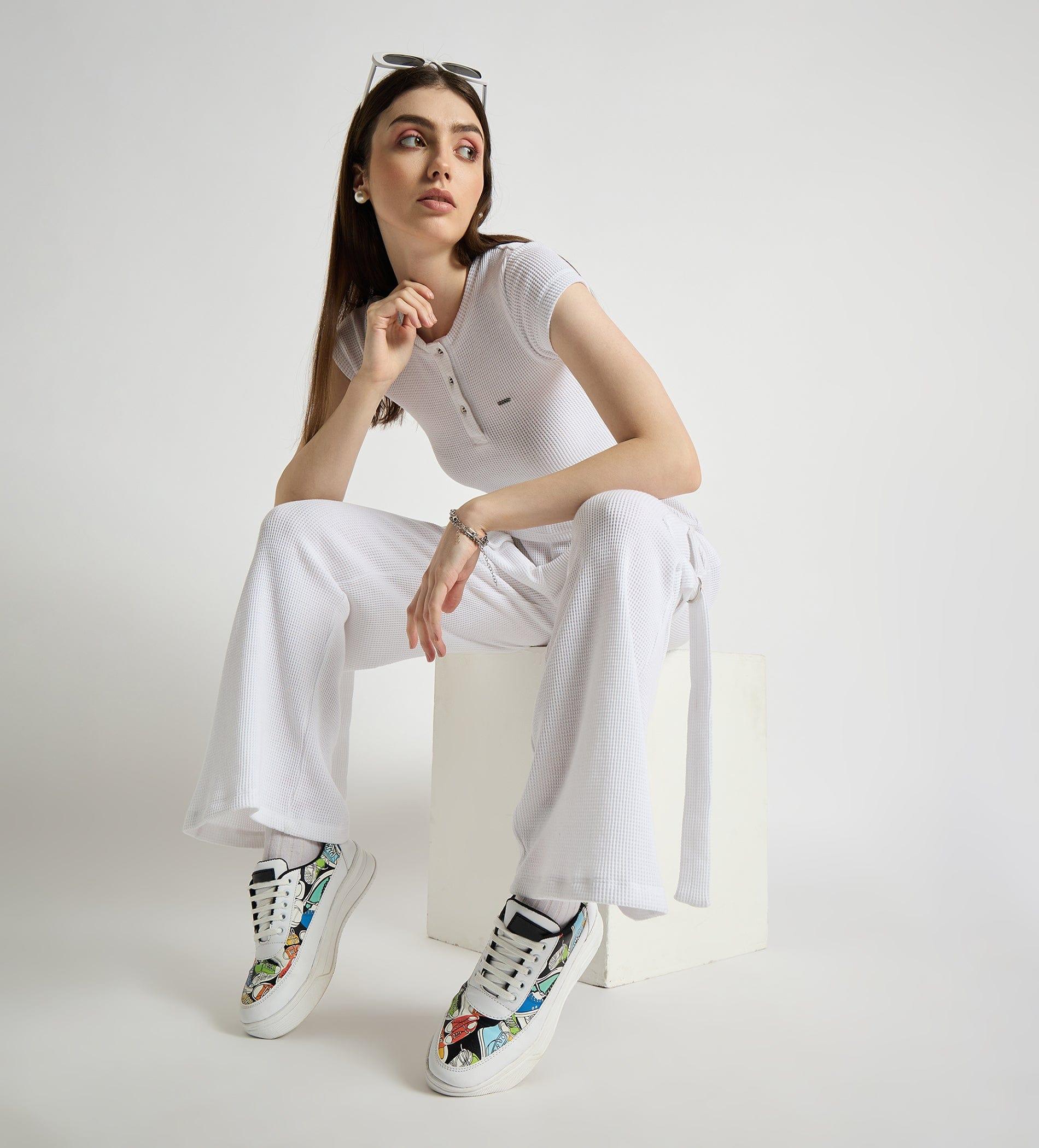 Cargo Pants Cargos On-The-Go Waffle Knit Wide Leg Cargo Pants