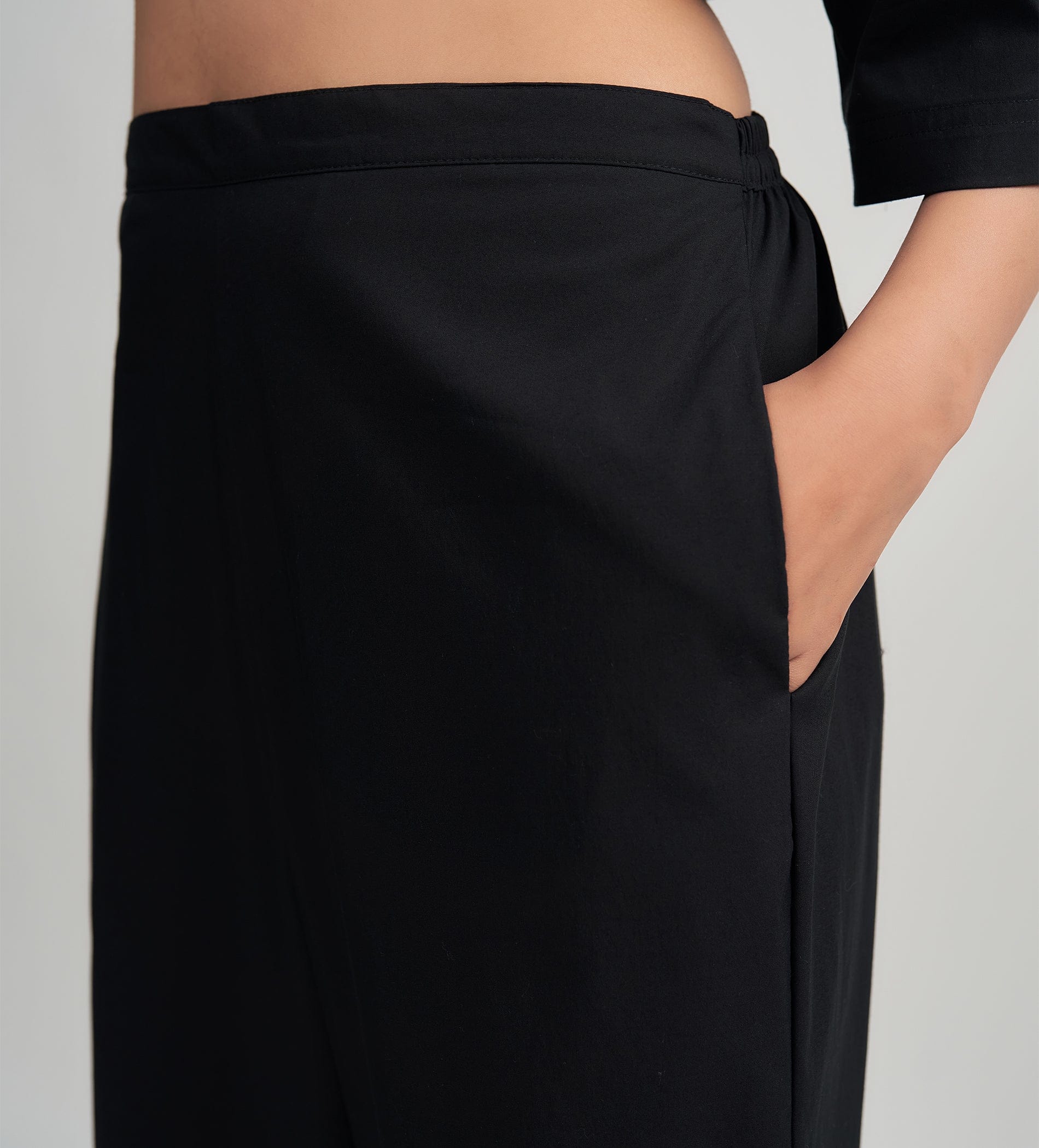 Co-ords Co-Ords Minimalist Black Woven co-ord