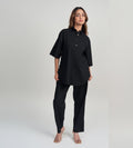 Co-ords Co-Ords Minimalist Black Woven co-ord