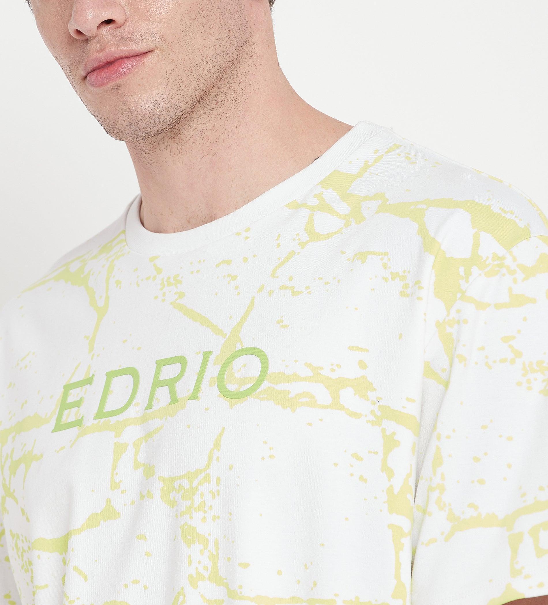 Co-ords Co-Ords Off White Textured Oversized Co-Ord & Shorts Set for Men