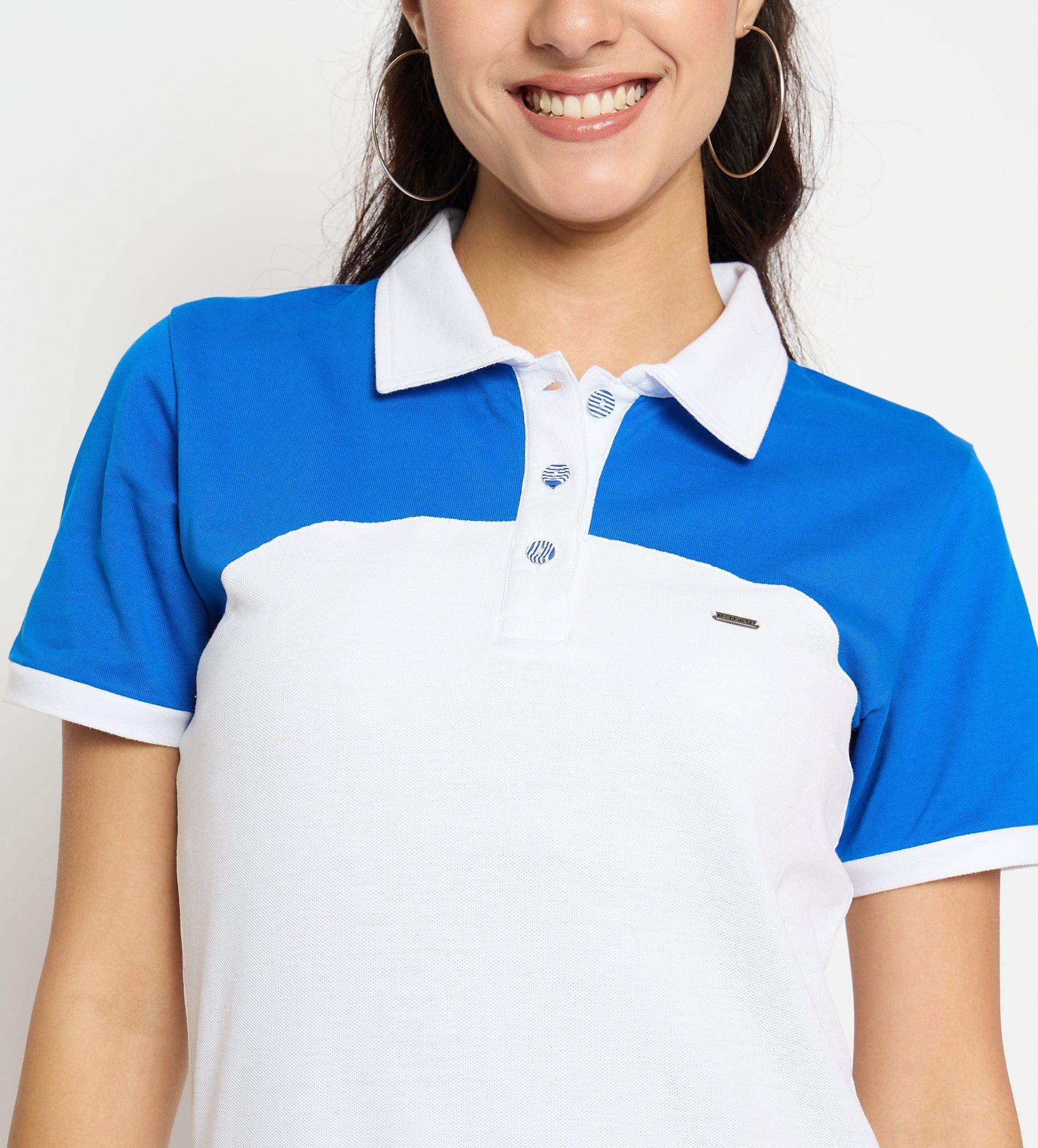 Dresses T Dress Dynamic Colour block Polo Dress