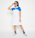 Dresses T Dress Dynamic Colour block Polo Dress