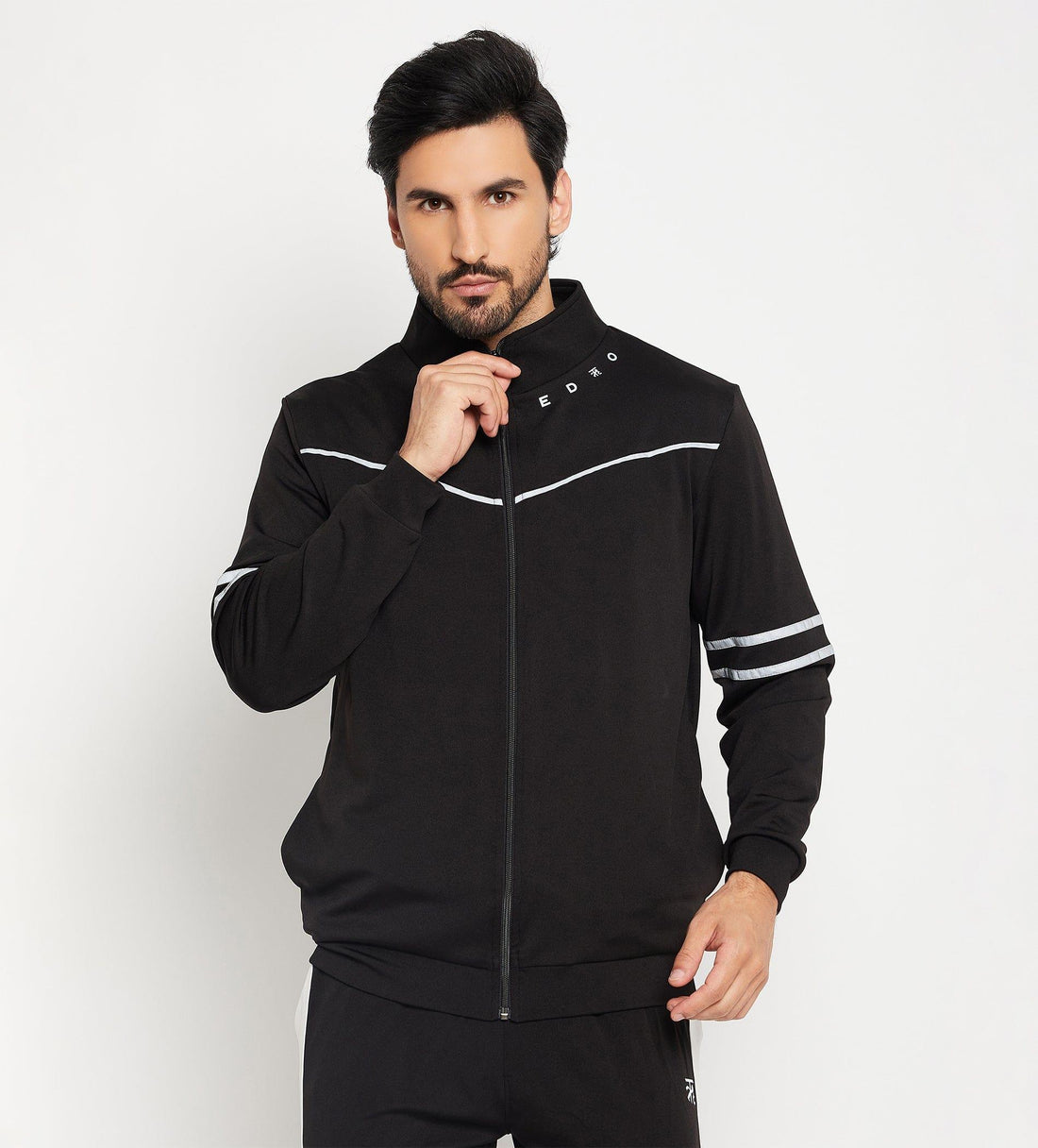 Jackets Jacket Black Stylish Zipper Jacket for Men