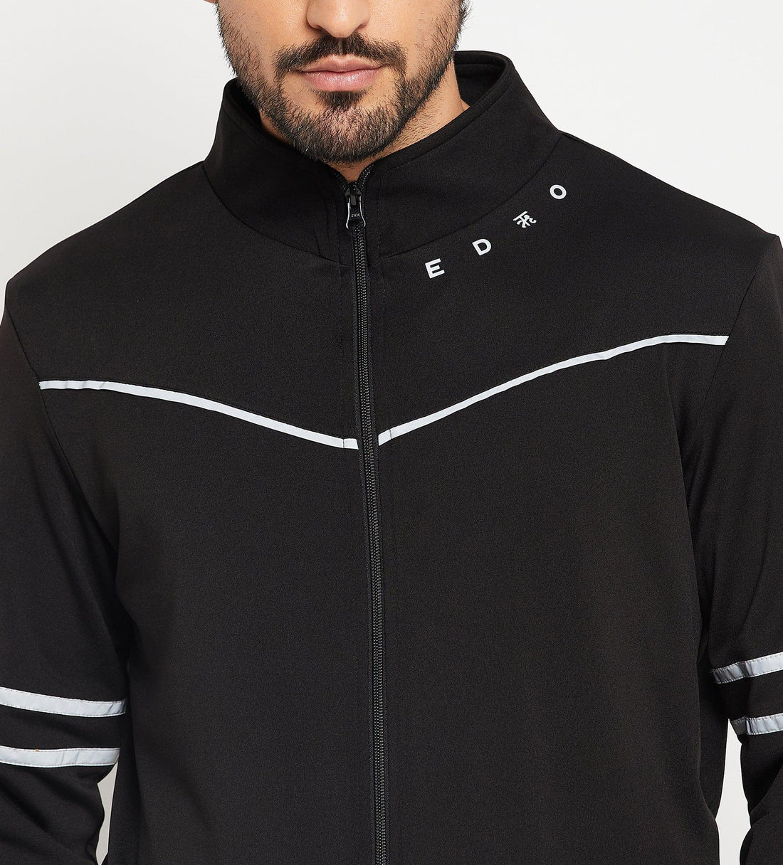 Jackets Jacket Black Stylish Zipper Jacket for Men