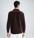 Jackets Shacket Winter Warmth Dark Brown Shacket