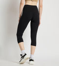 Leggings Leggings Black Stretchable Capri For Women