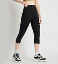 Leggings Leggings Black Stretchable Capri For Women