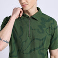 Polos Polo T-Shirt Botanical Bliss Textured Polo T-Shirt