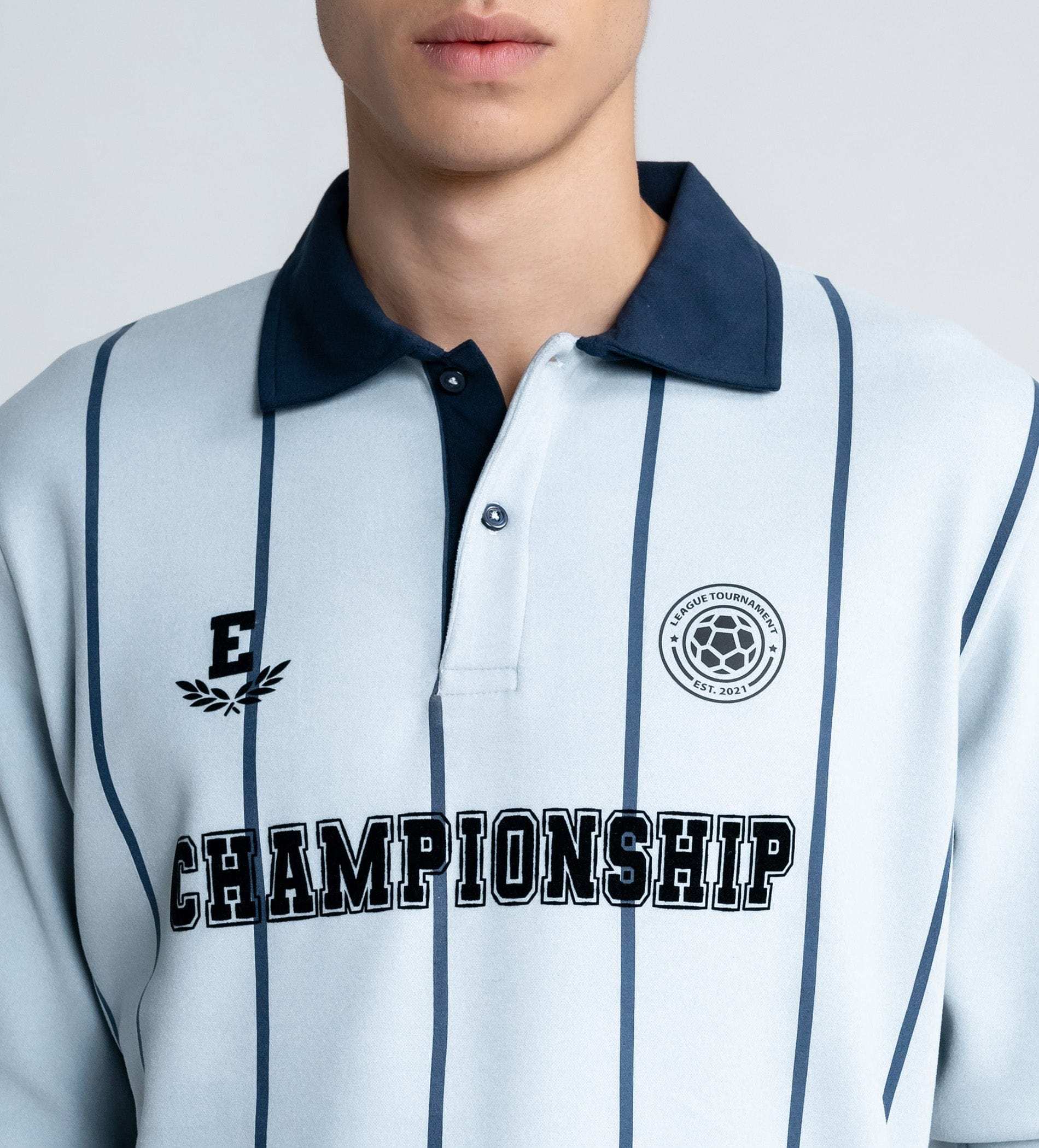 Polos Polo T-Shirt Chilly Champion Striped Rugby Polo