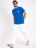 Polos Polo T-Shirt Classic Textured Embossed Polo T-Shirt
