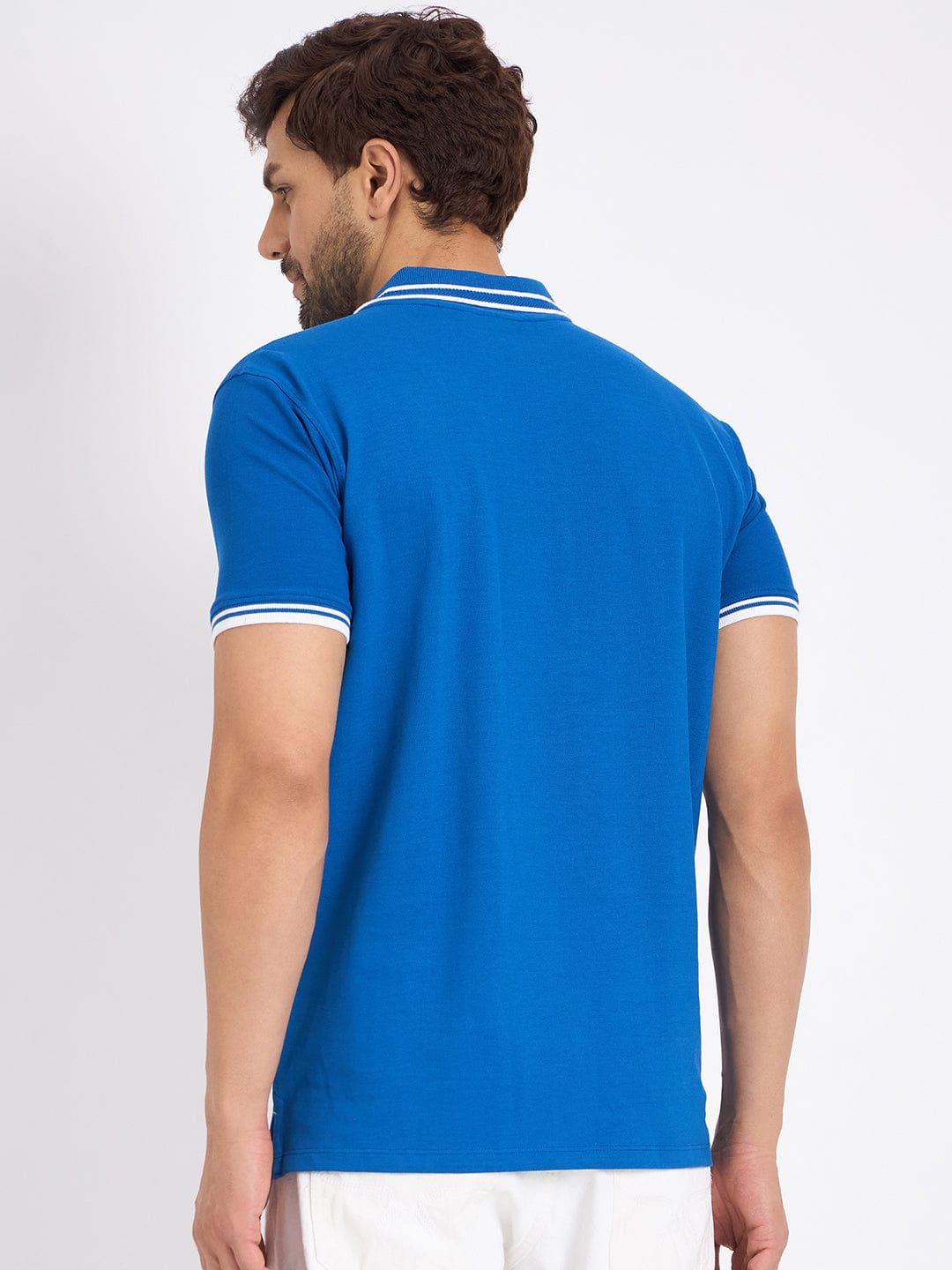 Polos Polo T-Shirt Classic Textured Embossed Polo T-Shirt