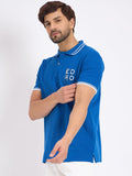 Polos Polo T-Shirt Classic Textured Embossed Polo T-Shirt