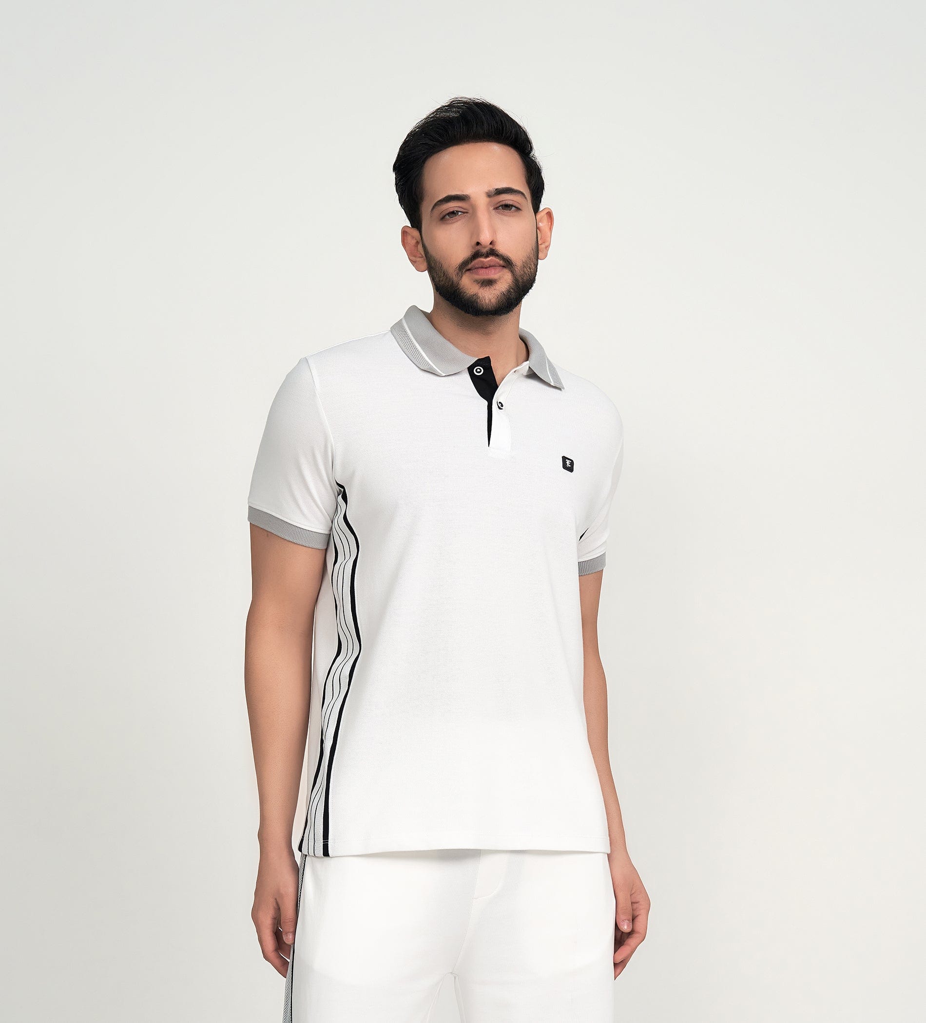 Polos Polo T-Shirt Contrast Flow Polo