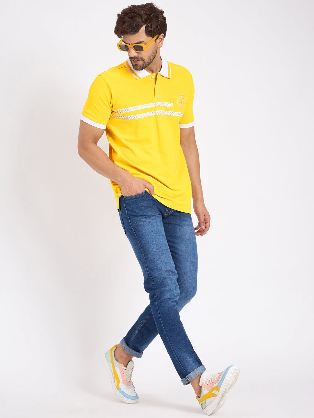 Polos Polo T-Shirt Embroidered Crested Polo T Shirt