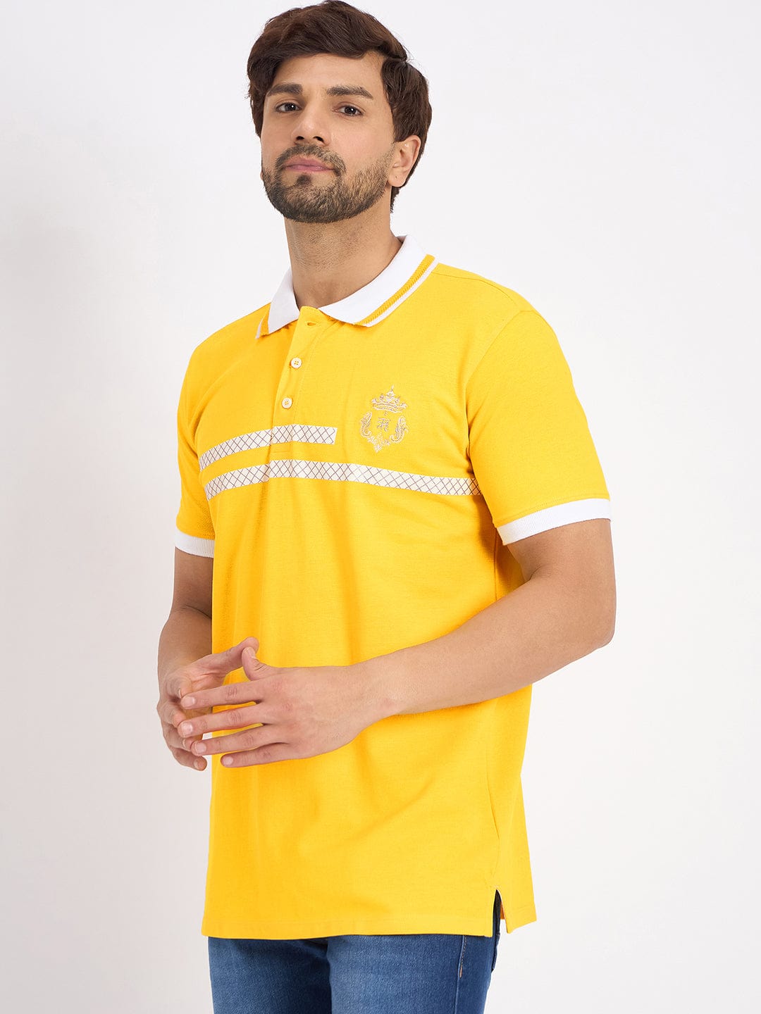 Polos Polo T-Shirt Embroidered Crested Polo T Shirt