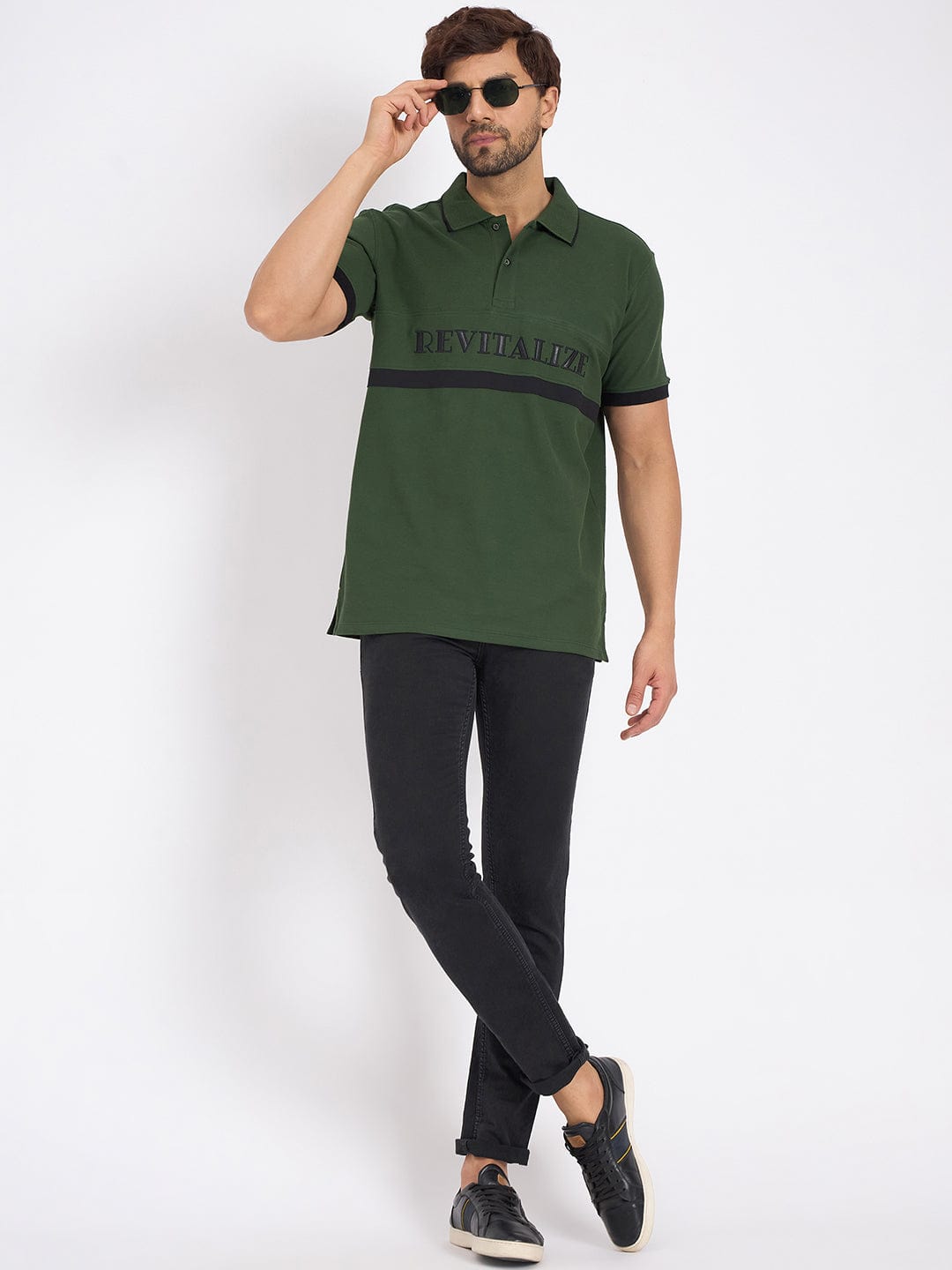 Polos Polo T-Shirt Evergreen Embroidered Polo T-Shirt