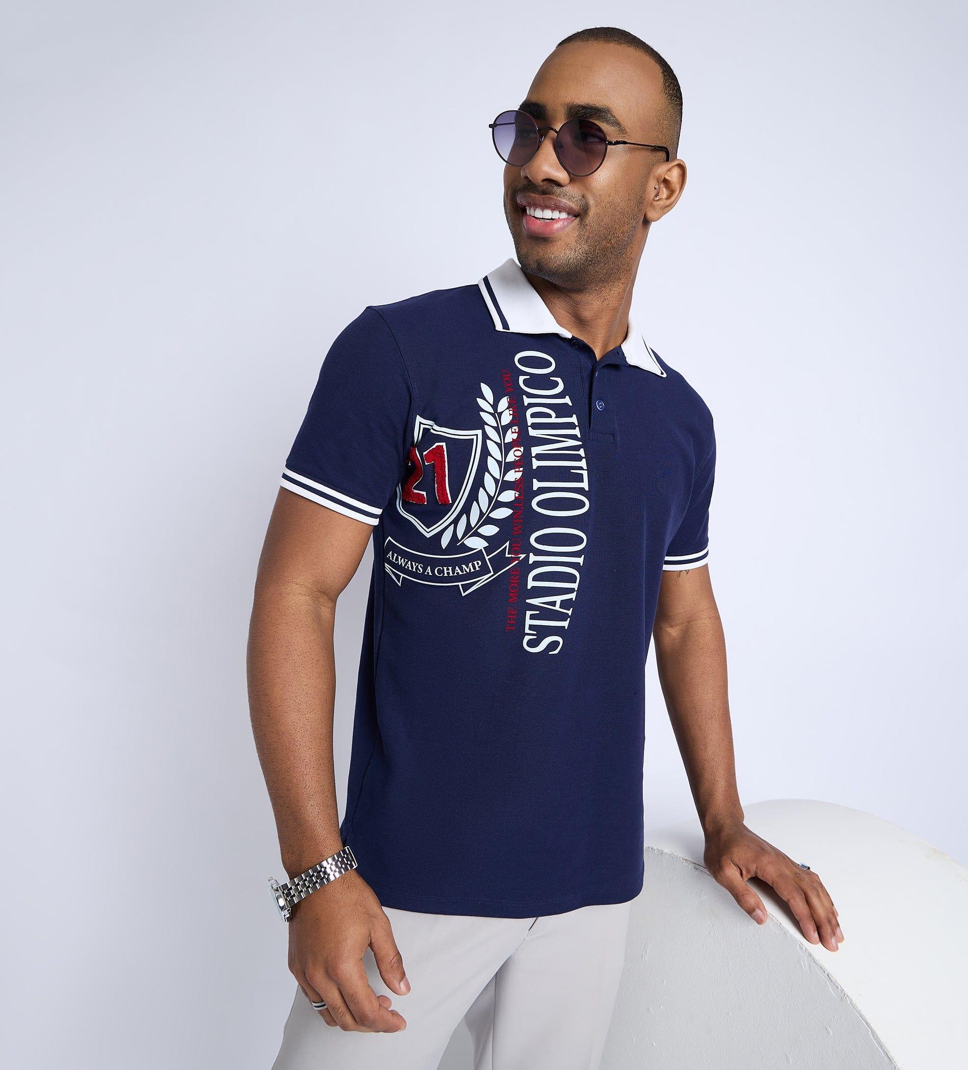 Polos Polo T-Shirt Navy 21 Polo T-shirt For Men