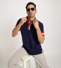 Polos Polo T-Shirt Navy Haven Polo T-shirt For Men