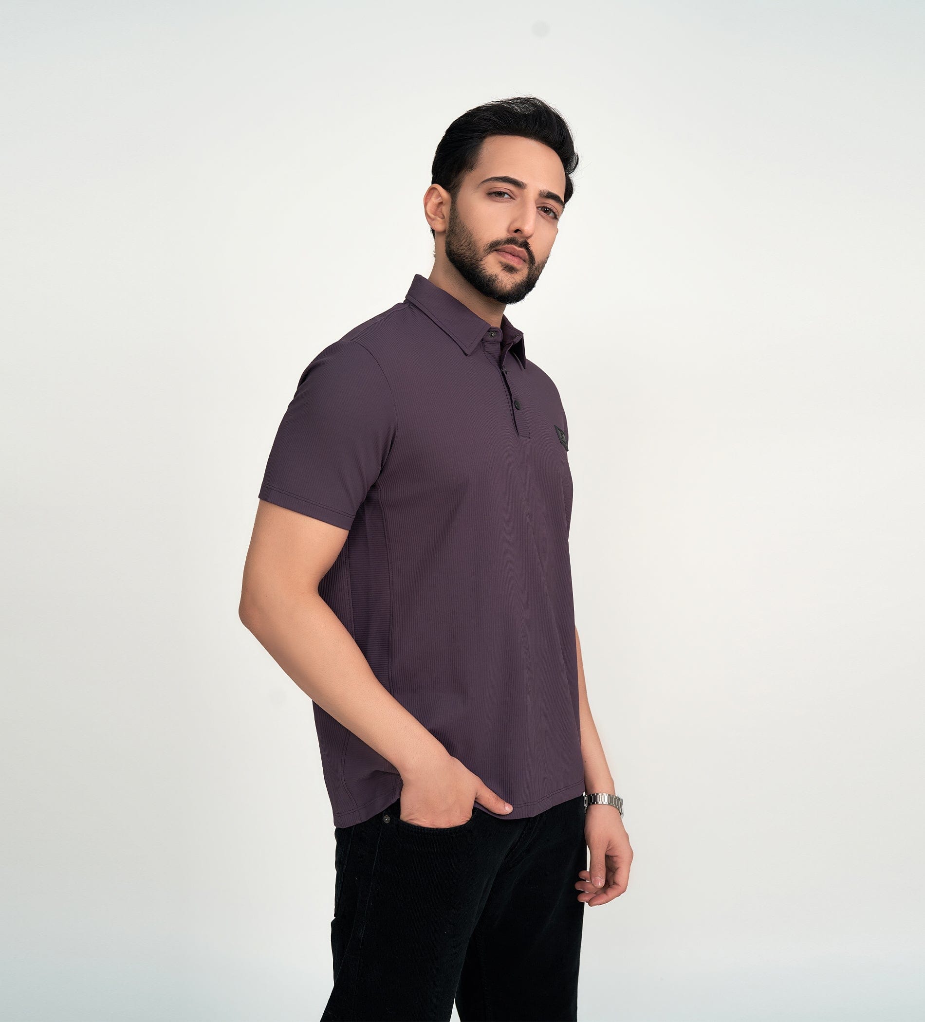 Polos Polo T-Shirt Purple Elite Hue Polo