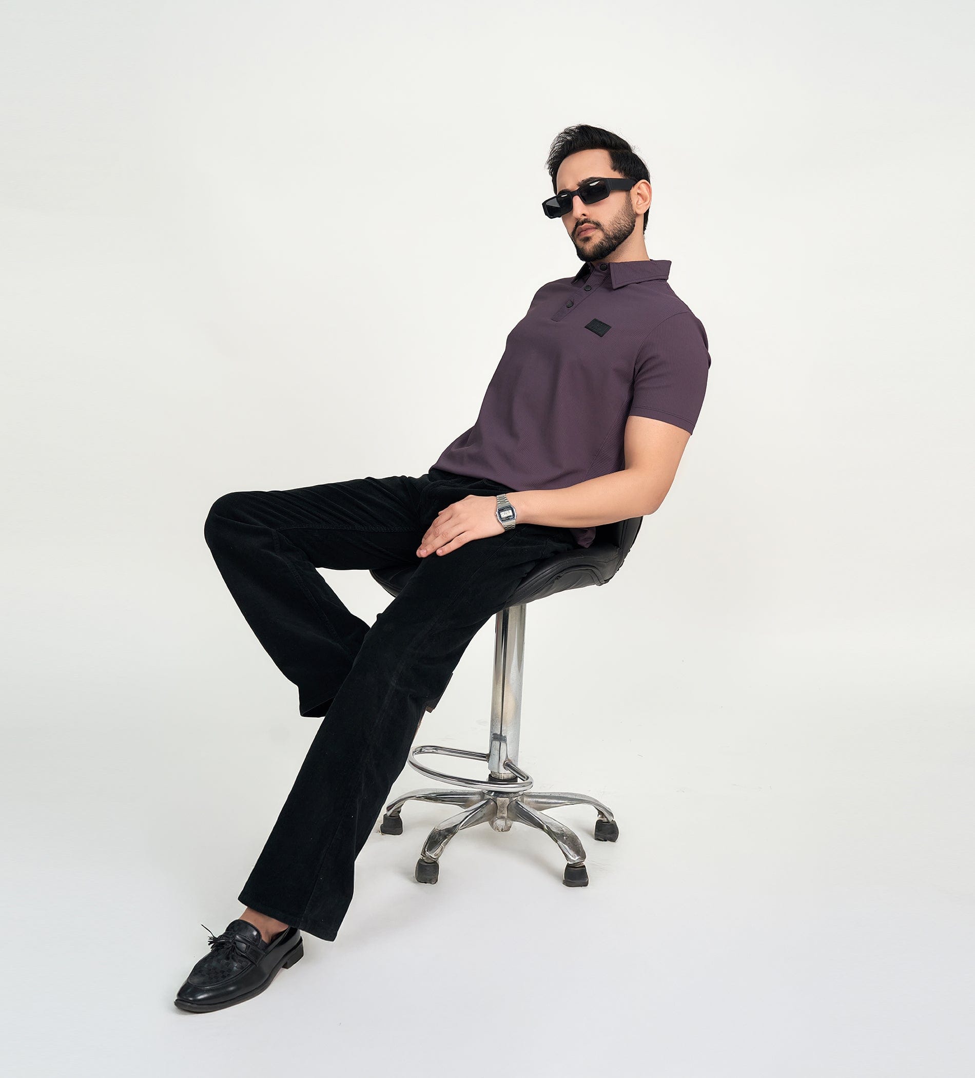 Polos Polo T-Shirt Purple Elite Hue Polo