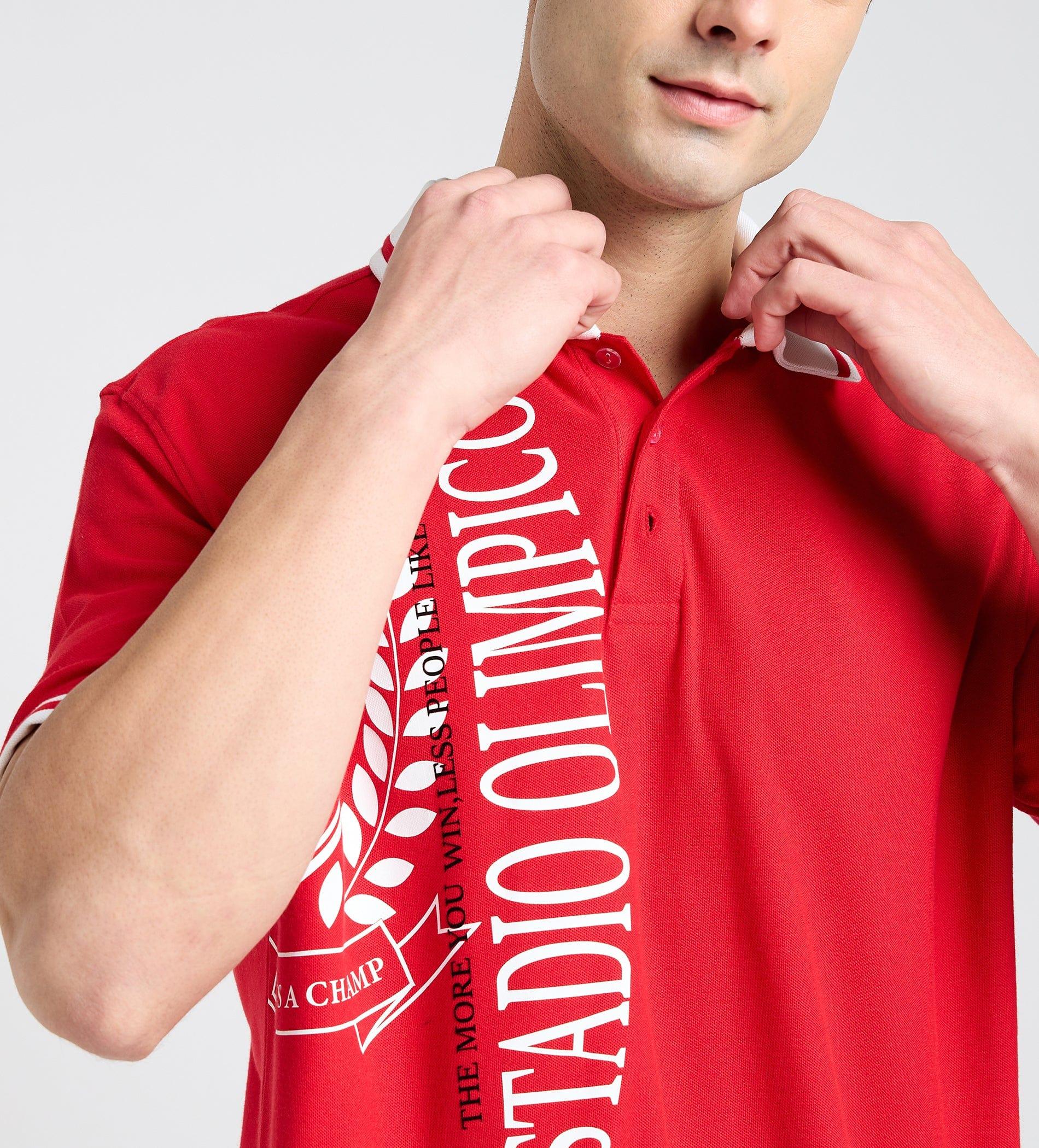 Polos Polo T-Shirt Red 21 Polo T-shirt For Men