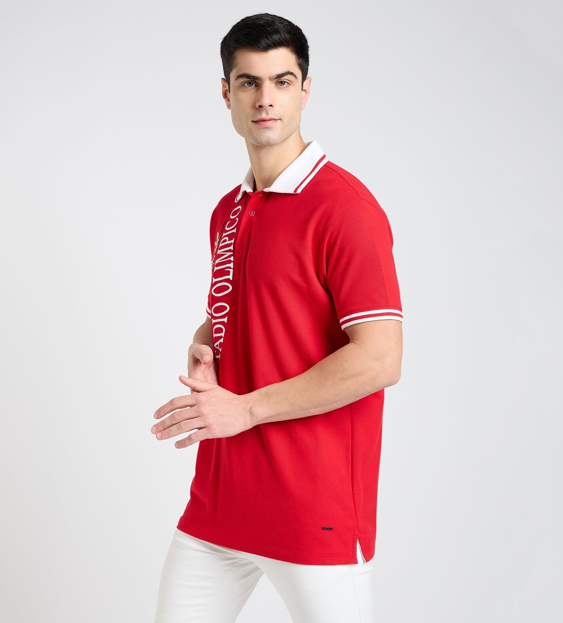 Polos Polo T-Shirt Red 21 Polo T-shirt For Men
