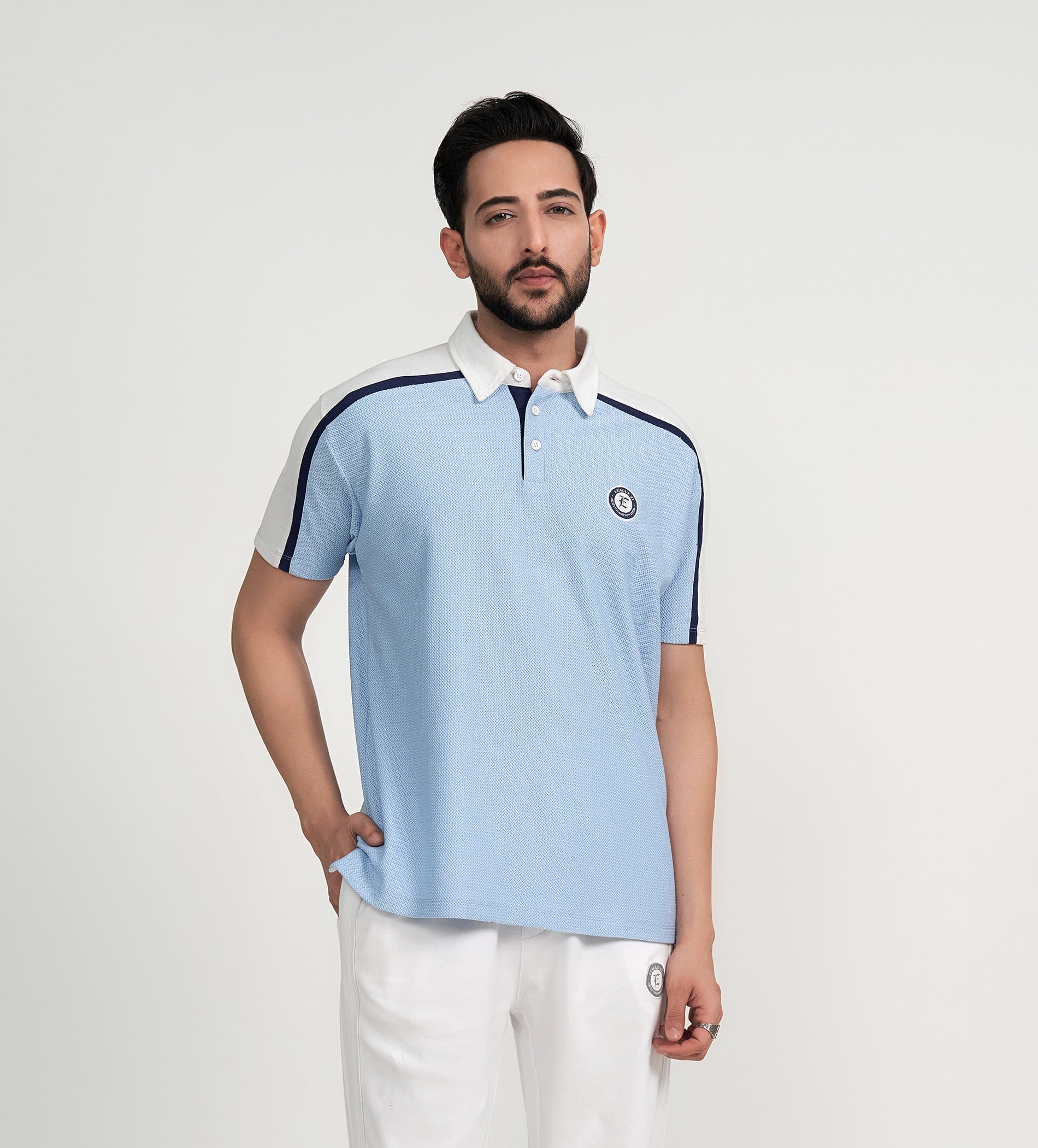 Polos Polo T-Shirt Skyline Contrast Polo T-shirt