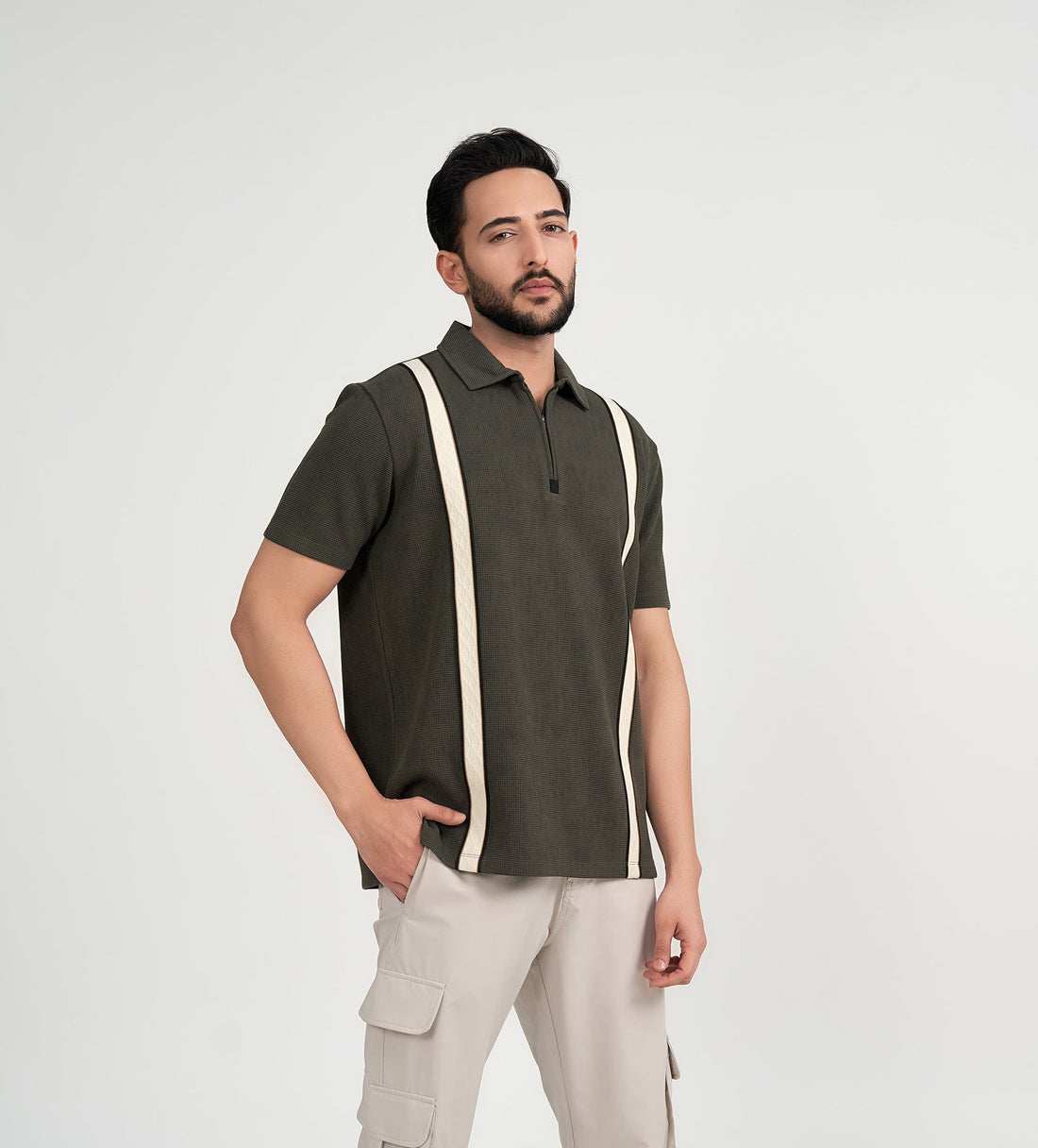 Polos Polo T-Shirt Structured Striper Polo T-shirt