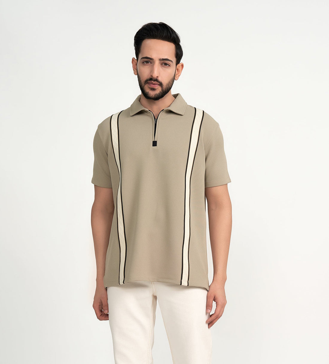 Polos Polo T-Shirt Structured Striper Polo T-shirt