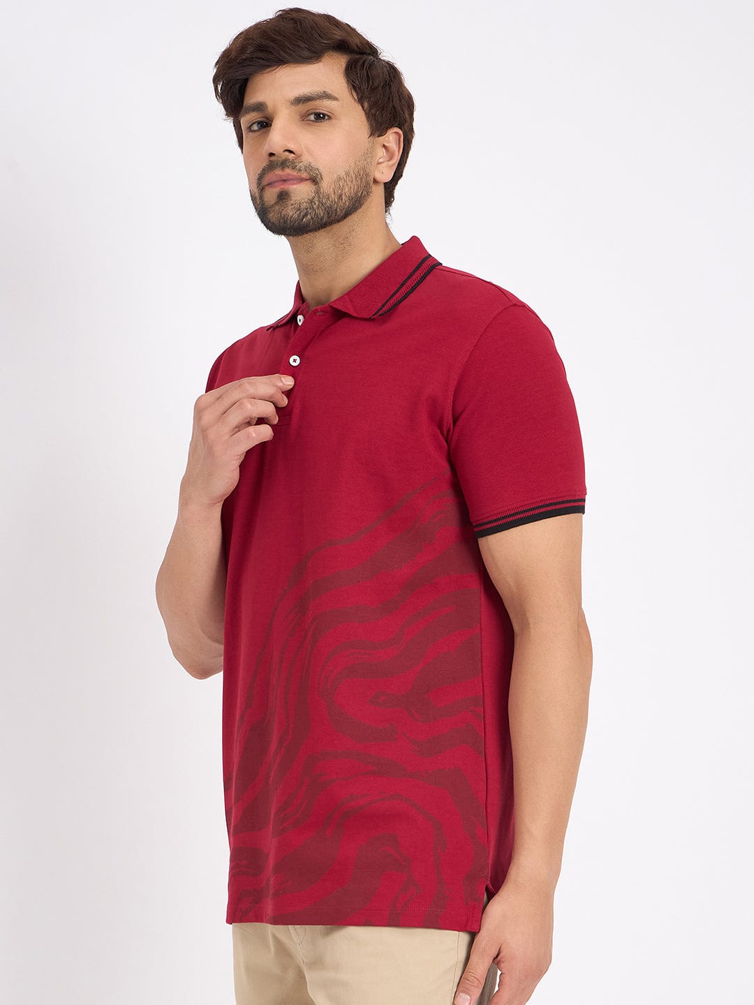 Polos Polo T-Shirt Tone-On-Tone Polo T-Shirt