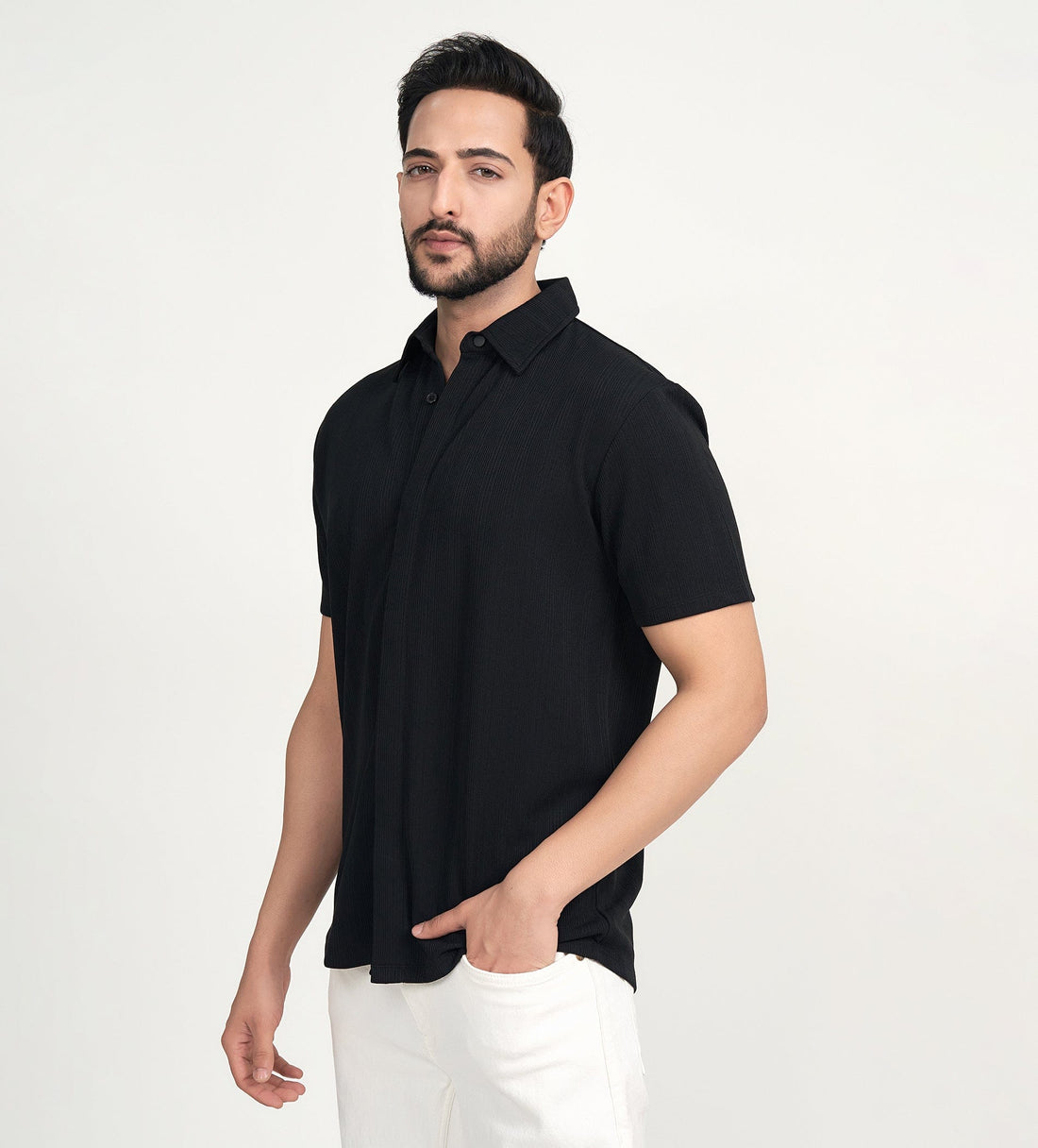 Shirts Half Sleeve Shirts Eclipse Button Shirt