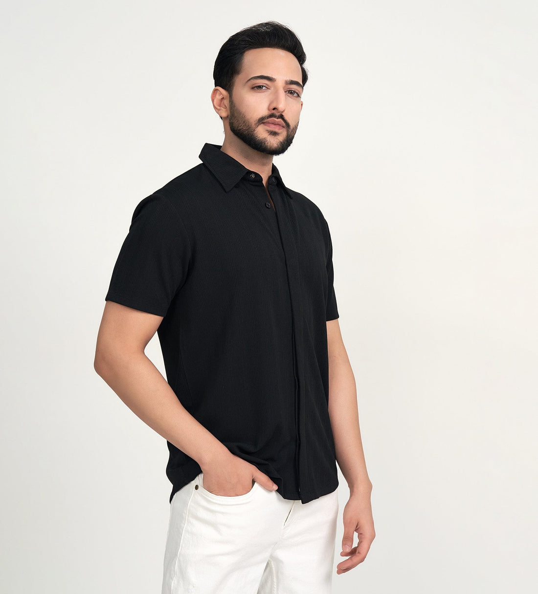 Shirts Half Sleeve Shirts Eclipse Button Shirt