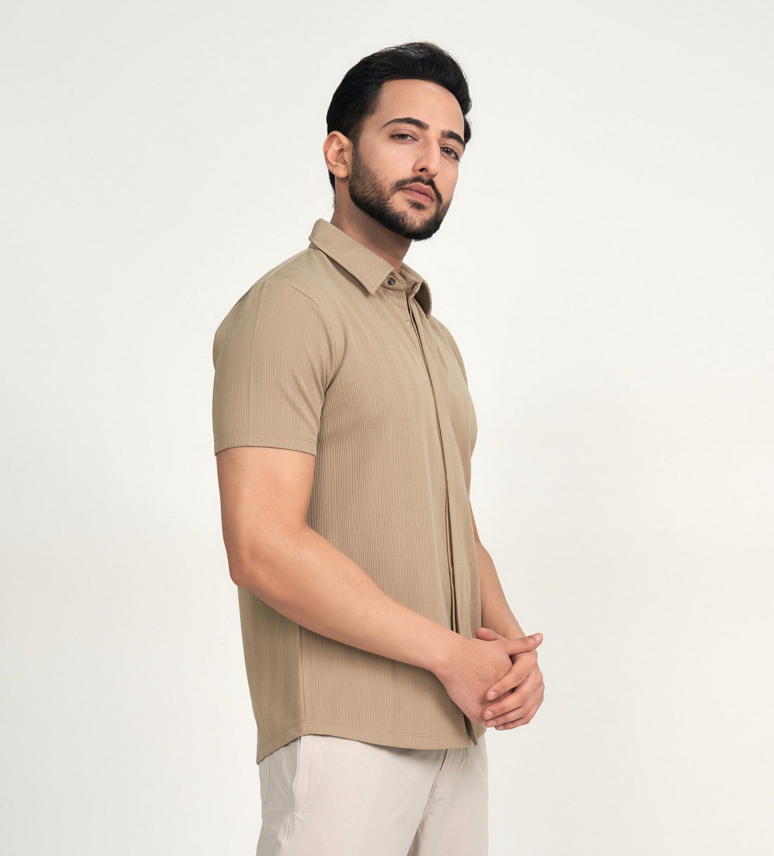 Shirts Half Sleeve Shirts Eclipse Button Shirt