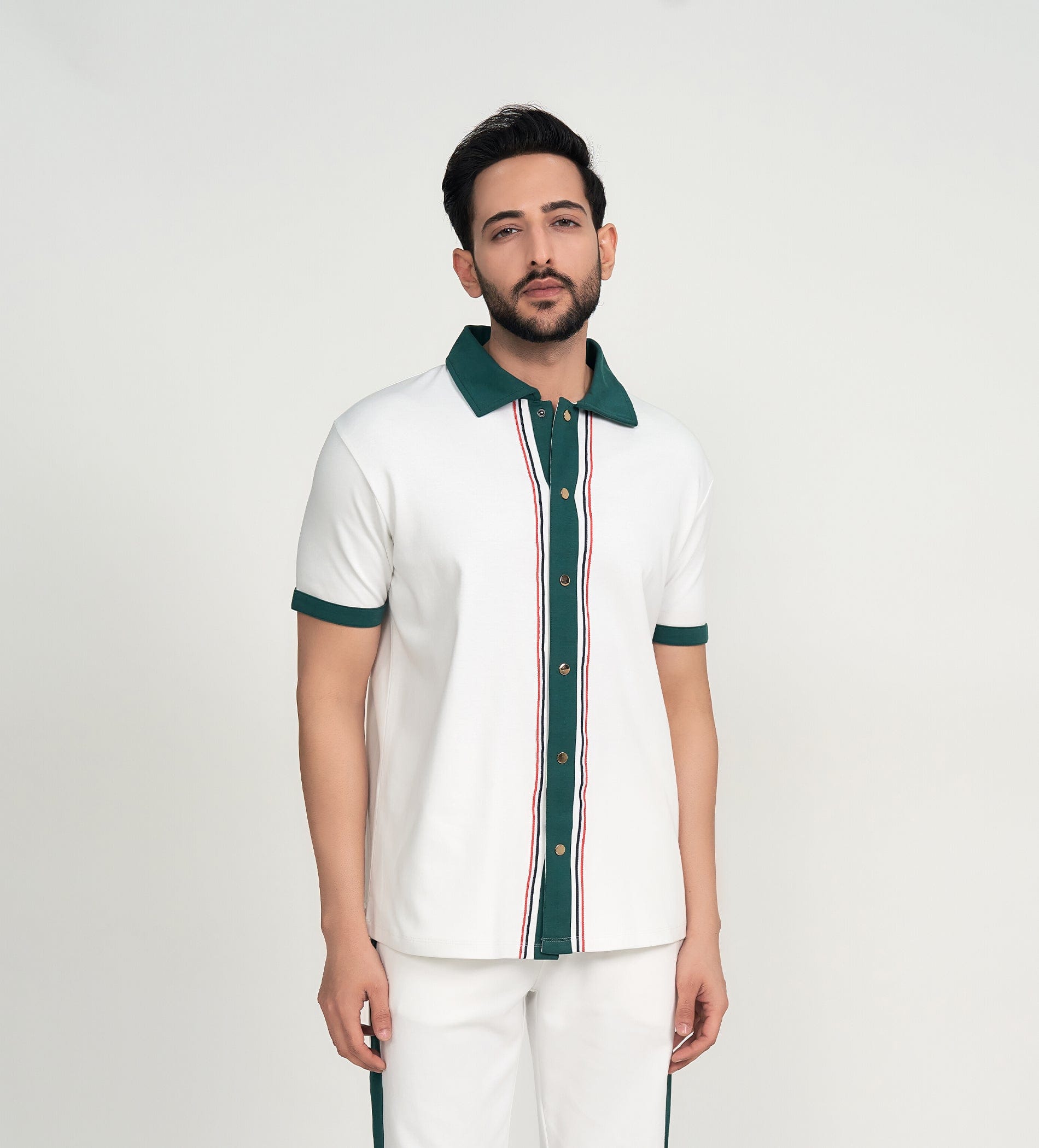 Shirts Half Sleeve Shirts Greenline Luxe Knitted Shirt