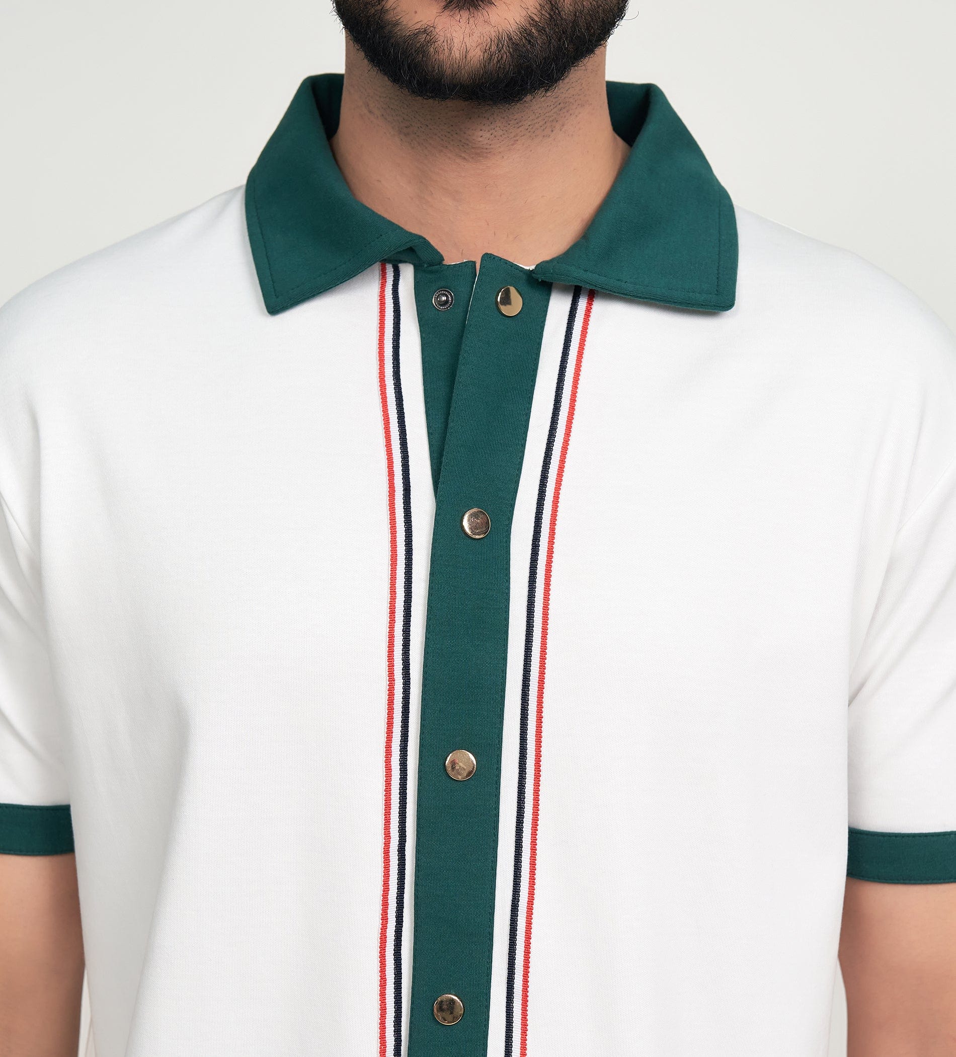Shirts Half Sleeve Shirts Greenline Luxe Knitted Shirt