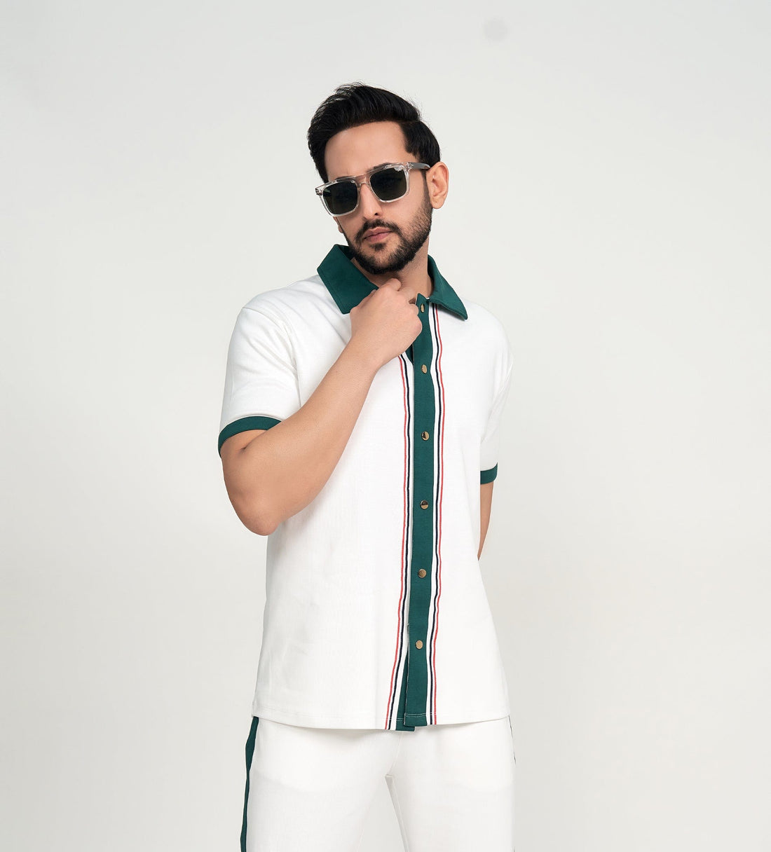 Shirts Half Sleeve Shirts Greenline Luxe Knitted Shirt