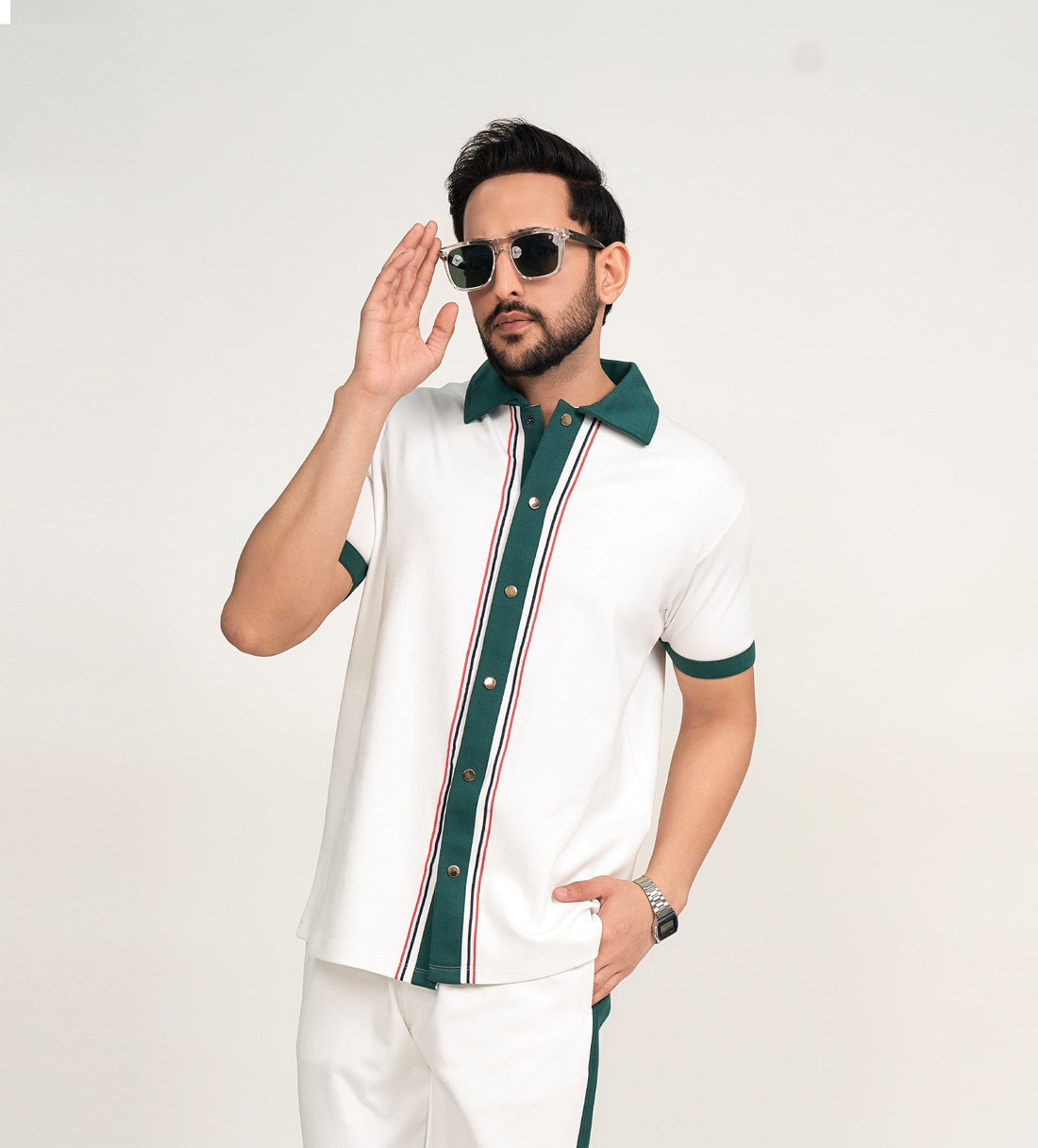 Shirts Half Sleeve Shirts Greenline Luxe Knitted Shirt