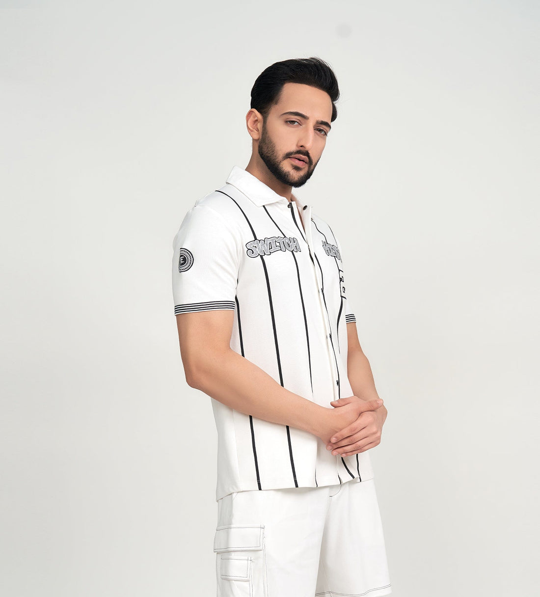 Shirts Half Sleeve Shirts Patch Play Shirt