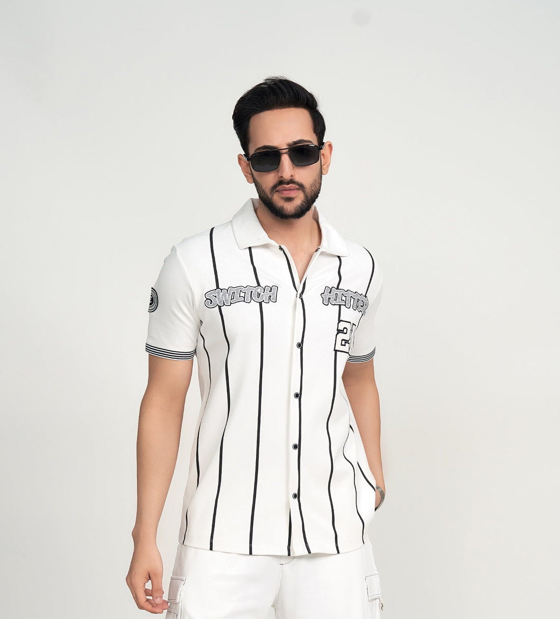 Shirts Half Sleeve Shirts Patch Play Shirt