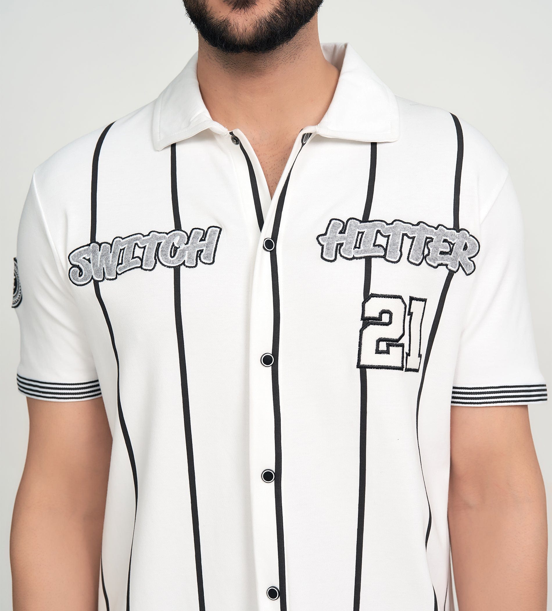 Shirts Half Sleeve Shirts Patch Play Shirt