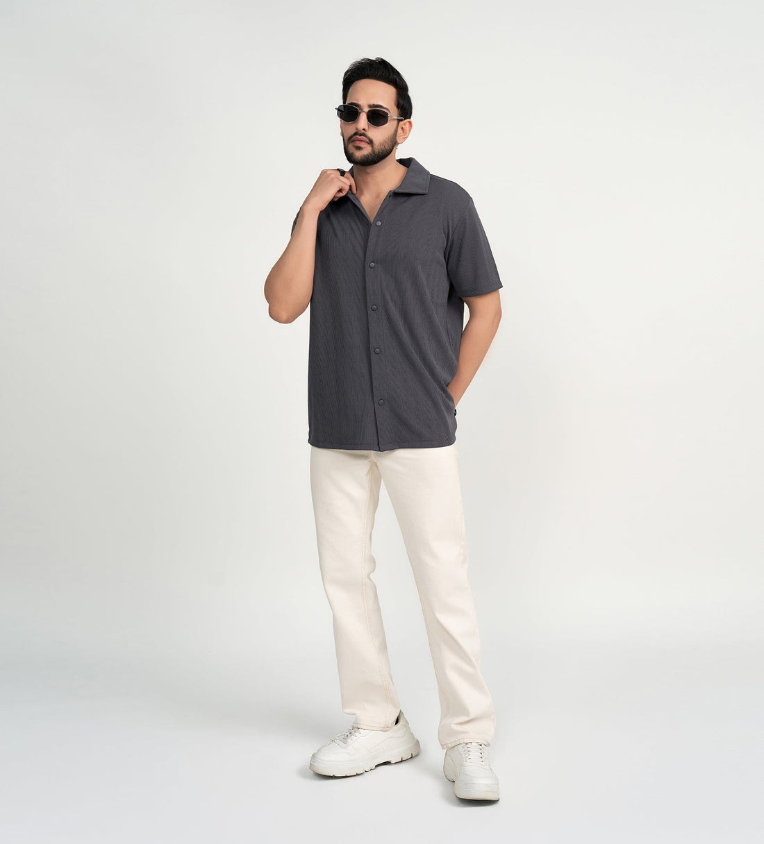 Shirts Half Sleeve Shirts Shadow Knit Classic shirt