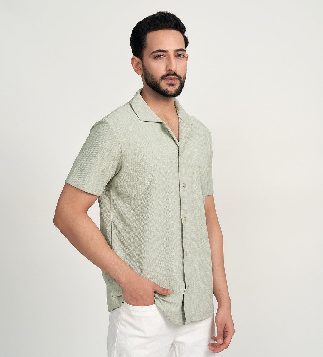 Shirts Half Sleeve Shirts Soft Edge Cuban shirt