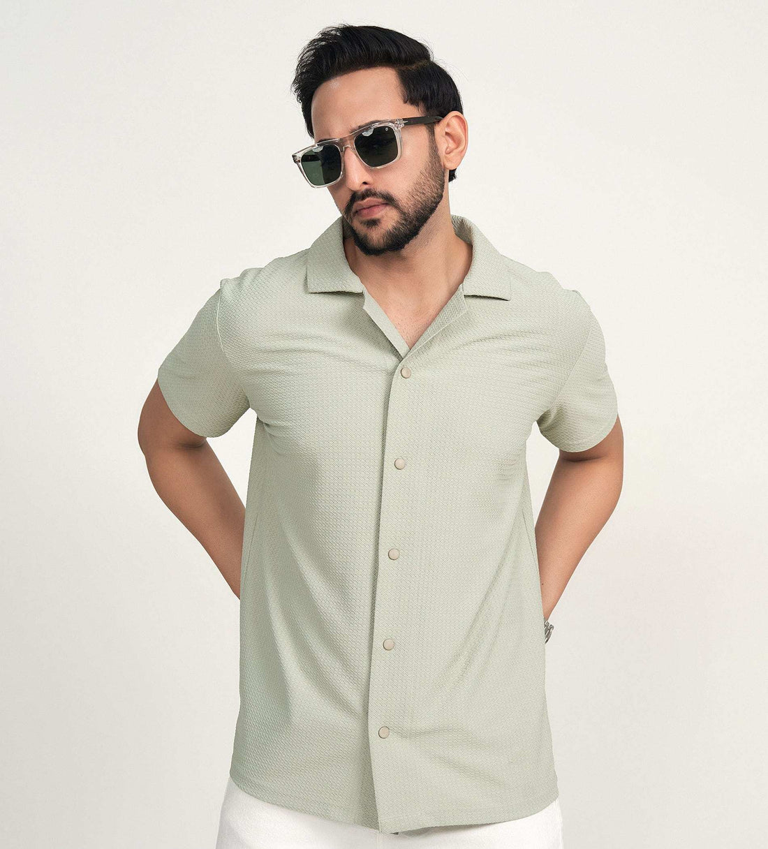 Shirts Half Sleeve Shirts Soft Edge Cuban shirt