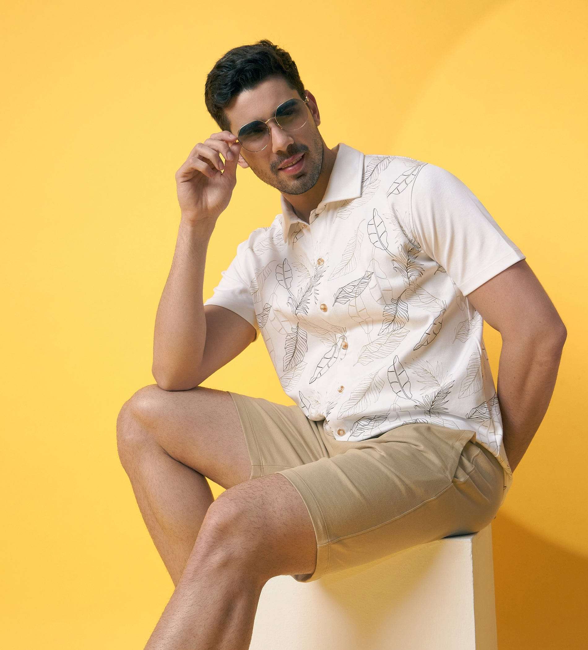 Shirts Half Sleeve Shirts White Fantasy Shirt For Men