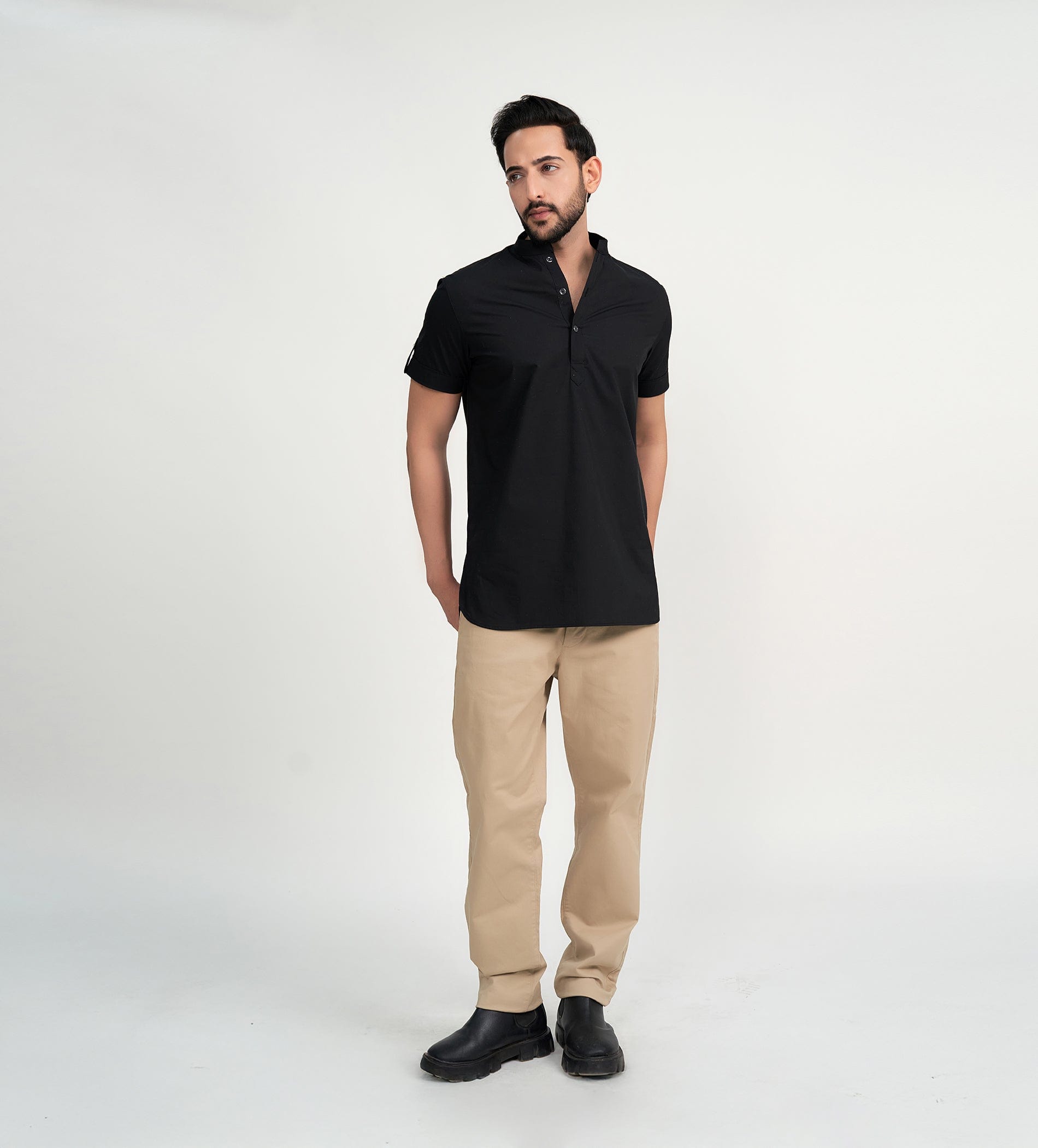 Shirts Hanley Shirts Timeless cambric Henley