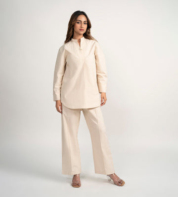 Shirts Kurta Versatile Cream Kurta Shirts